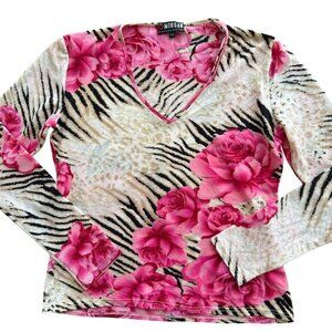 Morgan De Toi Animal Print Top